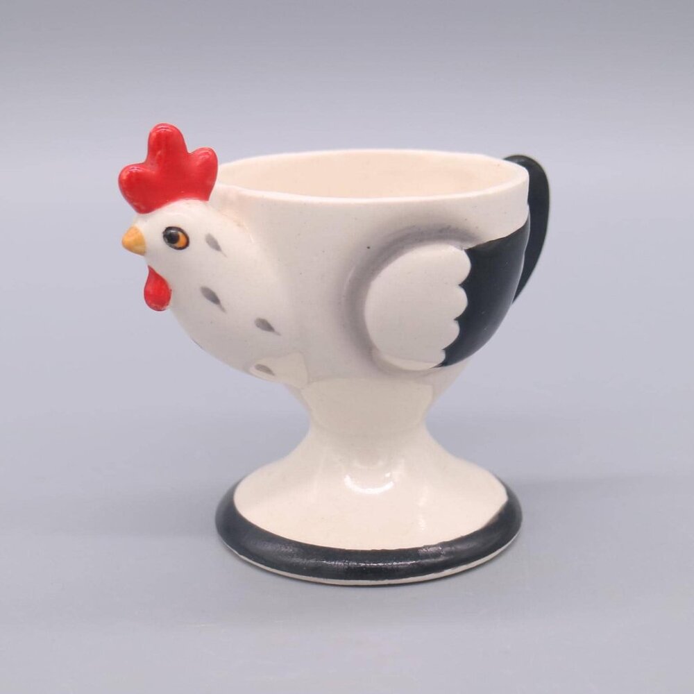 Vintage Holt Howard Coq Rouge MCM Deco Rooster Egg Cup Circa 1950's